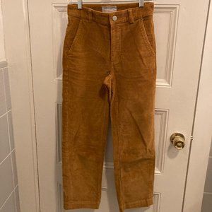 Everlane Corduroy Straight Leg Cropped Pants